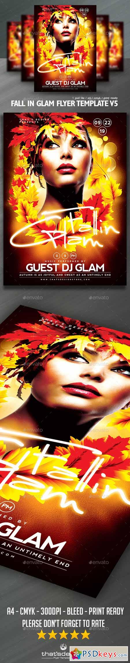 Fall in Glam Flyer Template V5 12991766