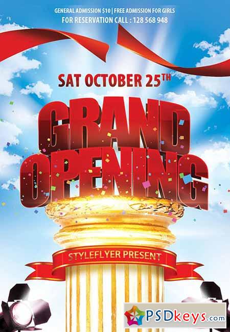 Grand Opening Flyer Template Free