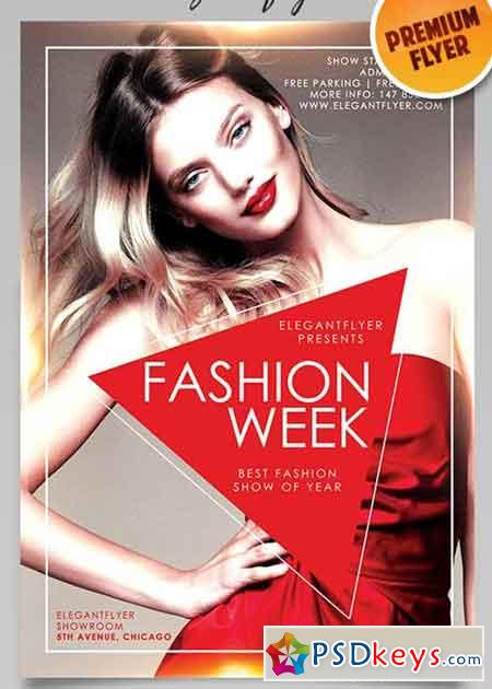 Free Fashion Show Flyer Template from psdkeys.com