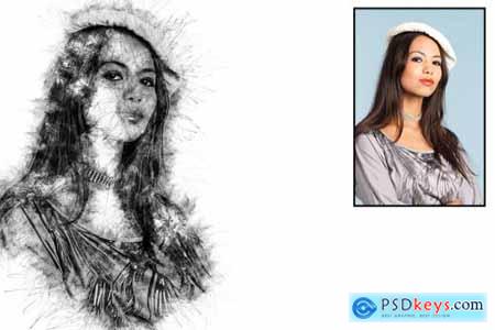 Pencil Sketch Photoshop Action » Free Download Photoshop Vector Stock