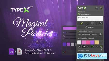 Videohive TypeX Text Animation Tool Magical Particles Pack Handwritten Calligraphy Titles V1.5 Videohive TypeX Text Animation Tool Magical Particles Pack Handwritten Calligraphy Titles V1.5