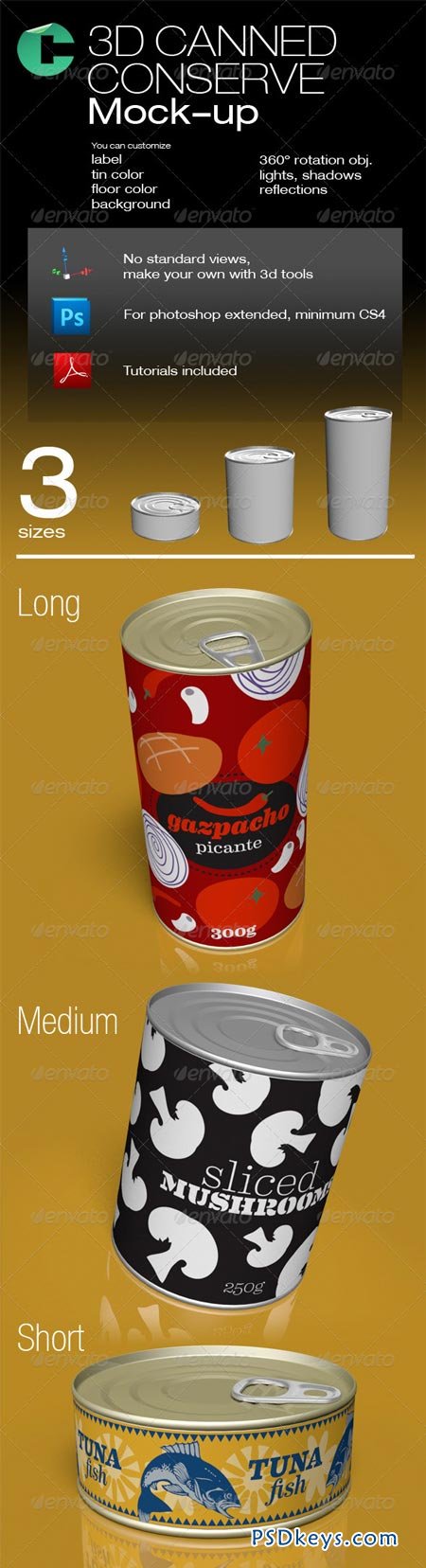 3d Object - Canned Conserve | Food and Drink 2689286
