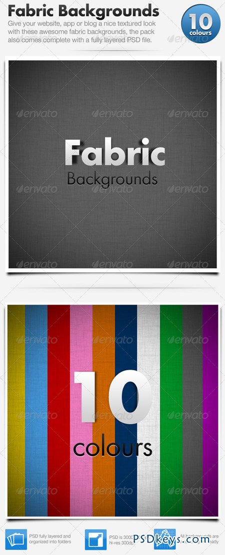 Fabric Backgrounds x10 122903