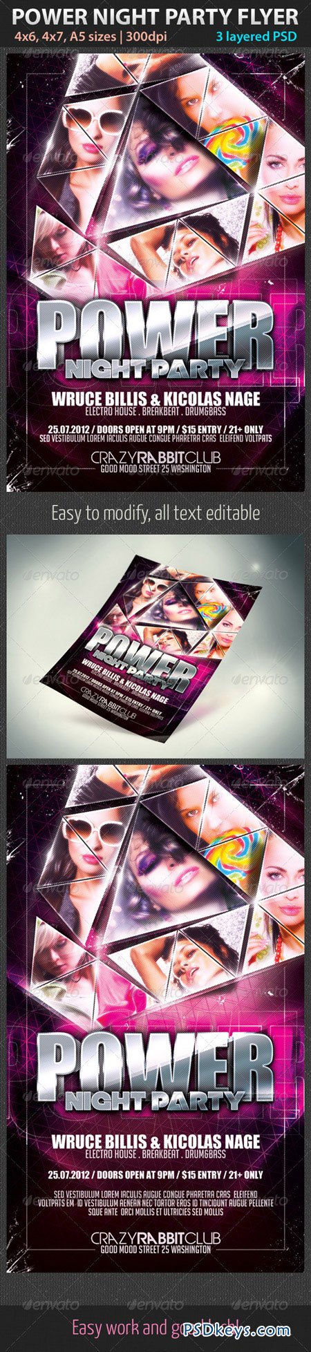 Power Night Party Flyer 2650858