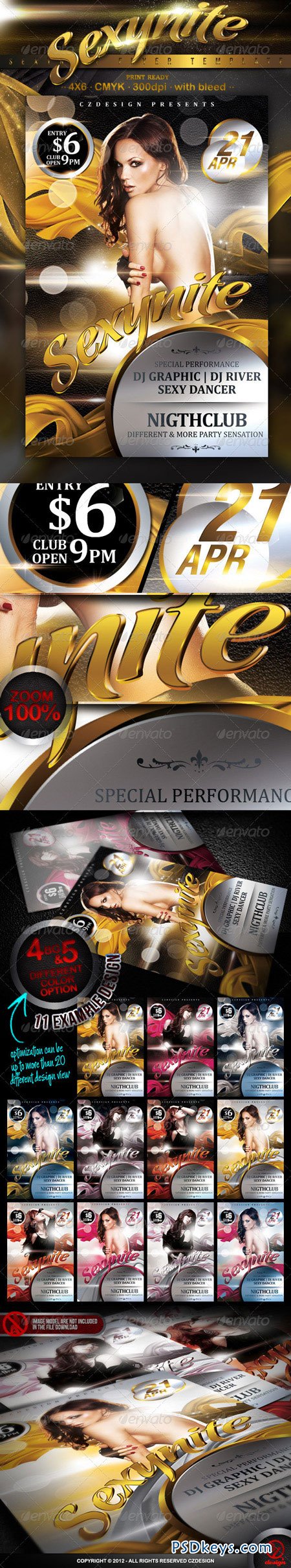 Sexynite Flyer Template 2012789