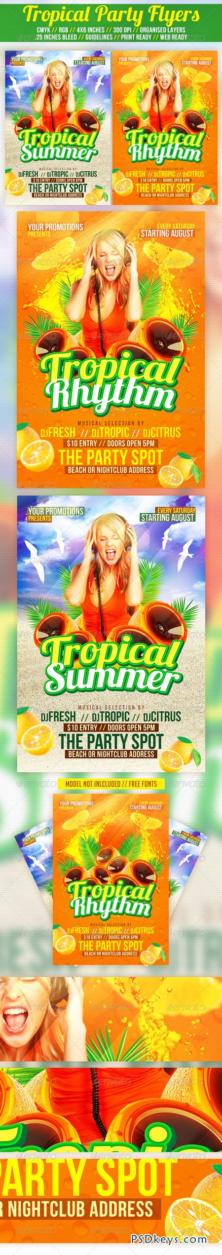 Tropical Party Flyers 2645156