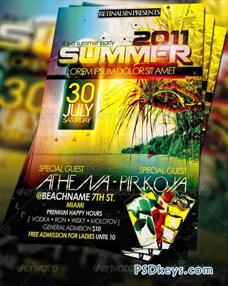 Summer Party Flyer 229467