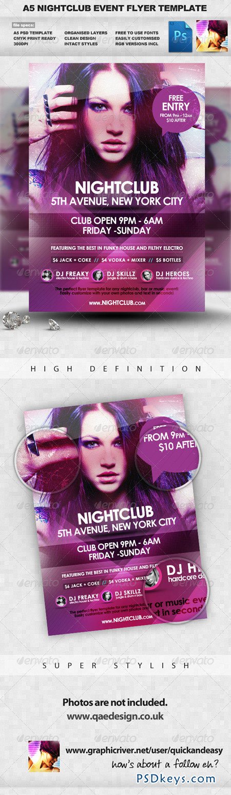 Nightclub Event Flyer Template 2319865