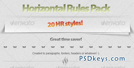 20 Horizontal Rule styles! 109183