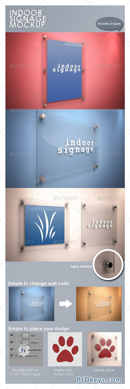 Indoor Signage Mockup 2402900