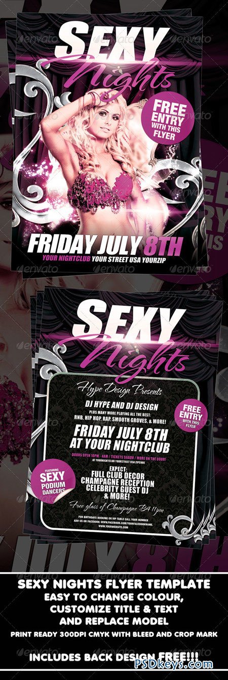 Sexy Nights Flyer Template 2384074