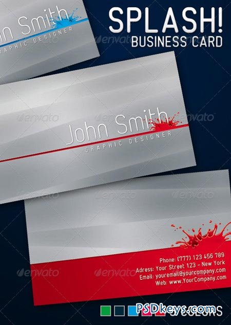 Splash Business Card 224393