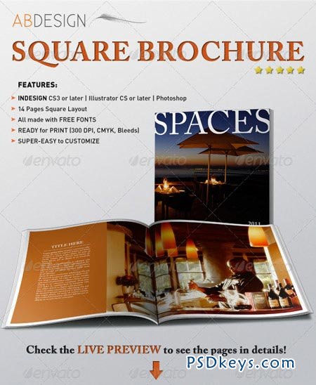 Square Brochure Booklet 179230