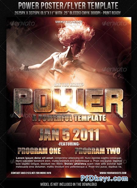 Power Poster Flyer Template 149732