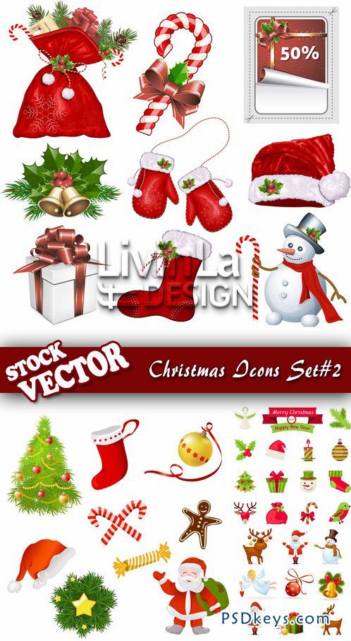 Stock Vector - Christmas Icons Set#2
