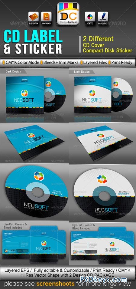 NeoSoft_CD Sleeve Label & Sticker 3477729