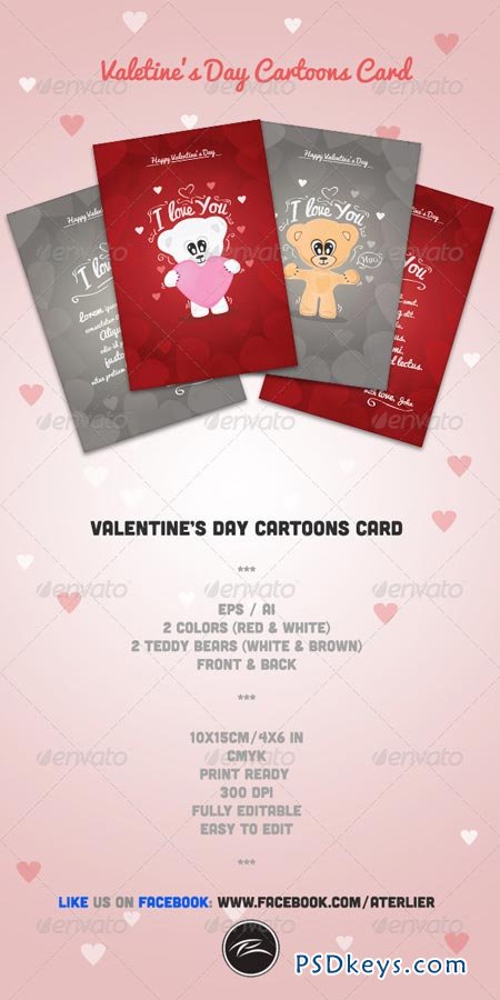 Valentine's Day Cartoons Card 3864476