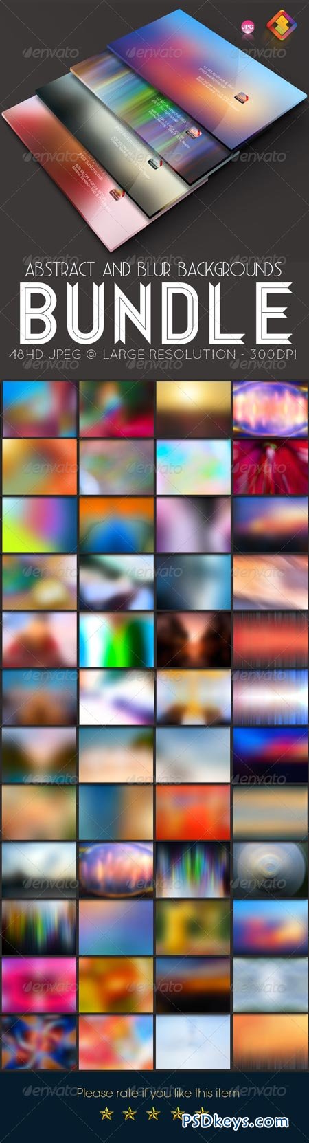 Abstract & Blur Backgrounds Bundle 6352784