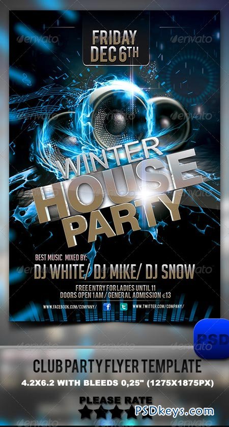 party flyer templates for photoshop