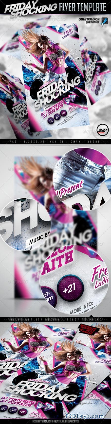 Friday Shocking Flyer Template 5425964