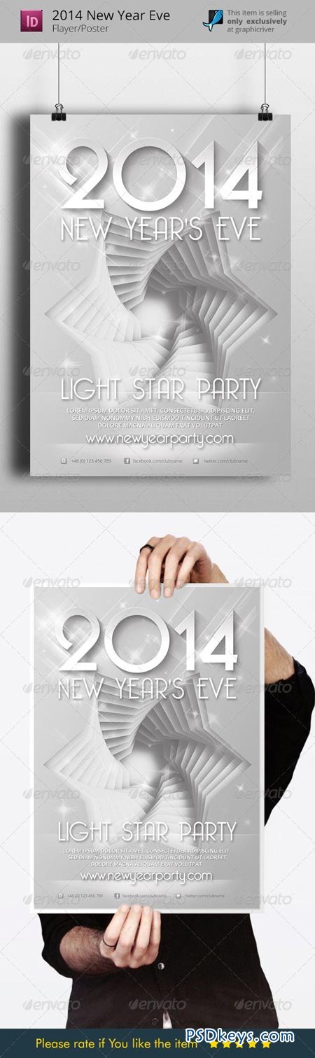 2014 New Years Eve Flyer Template 6286059