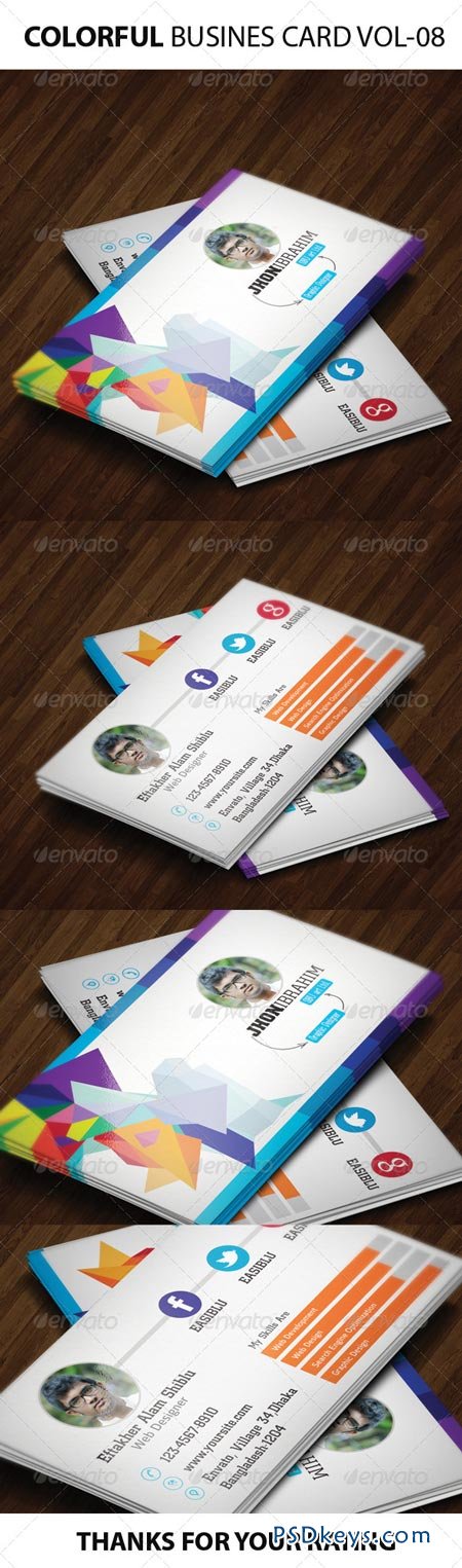 Colorful Business Card 6134118
