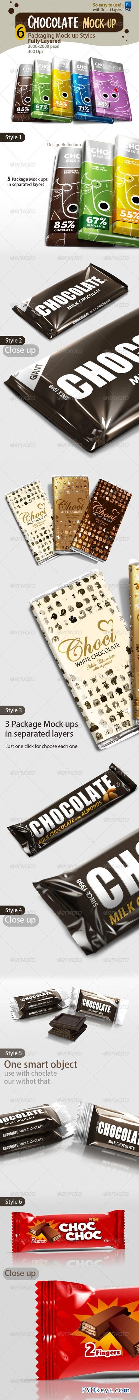 Chocolate packaging mock-ups 6119658