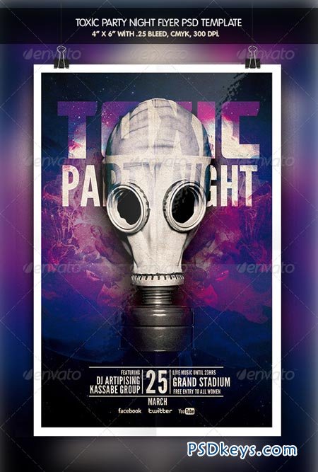 Toxic Party Night Flyer 6412495