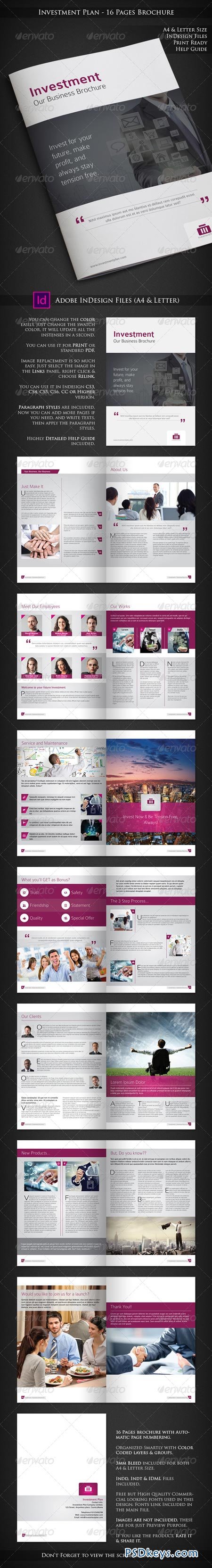 Investment Plan - 16 Pages Business Brochure 6603457