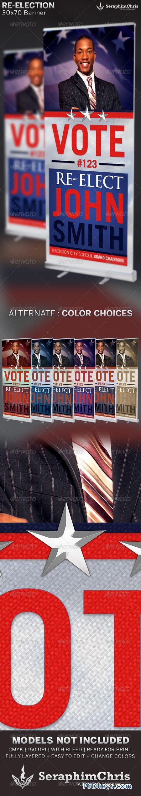 Re-Election Banner Template 6603620