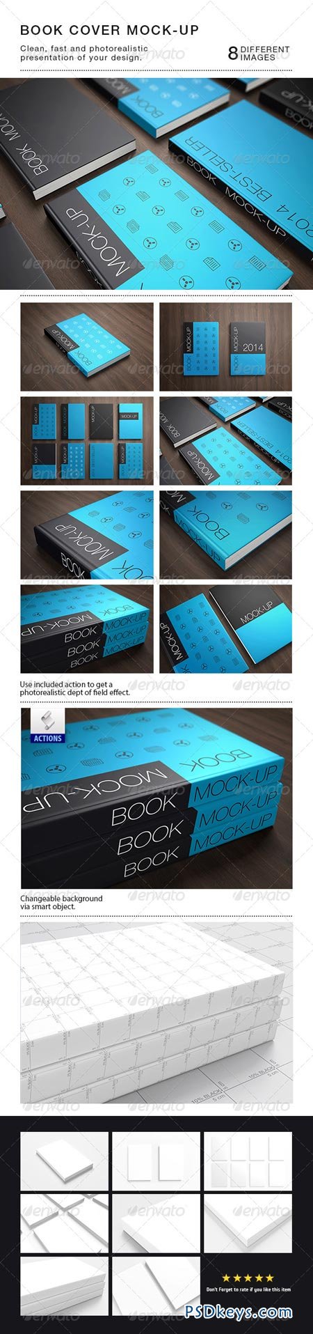 Book Cover Mock-Up's 6486875