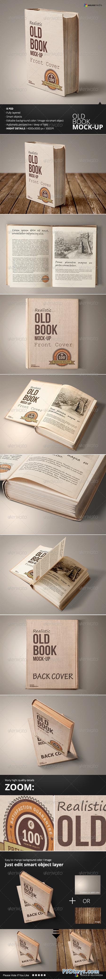 Old Book Mockup 6553642