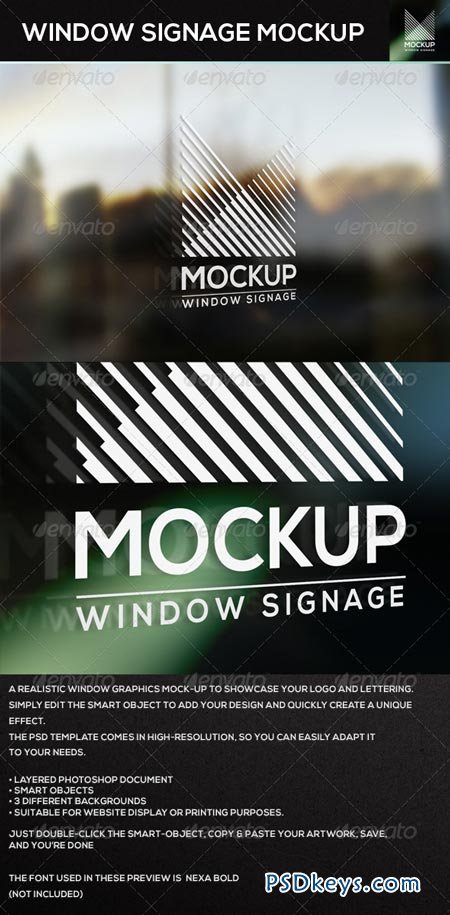 Window Signage MockUp 6584153