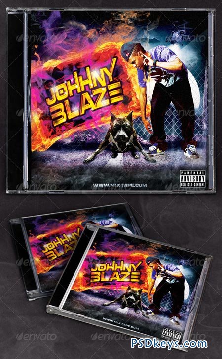 Hip Hop Blaze Mixtape CD Cover 6584172
