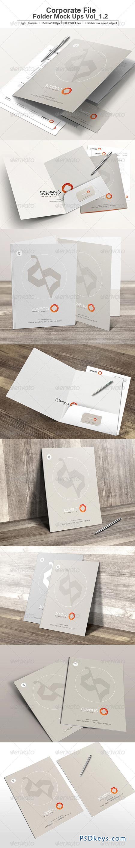 Corporate File Folder Mock Ups Vol_1.2 6577388