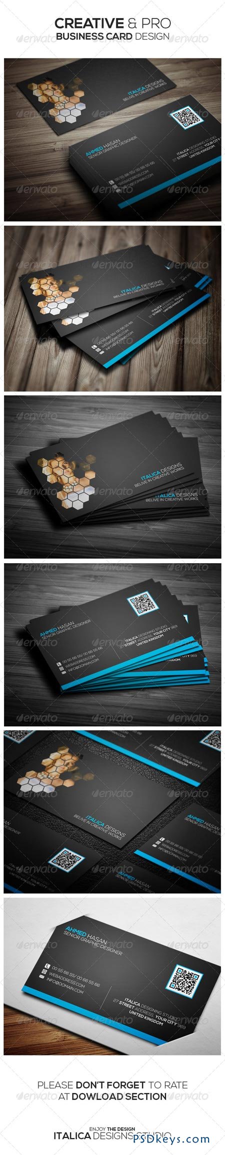 Creative & Pro Business Card Design 6666023