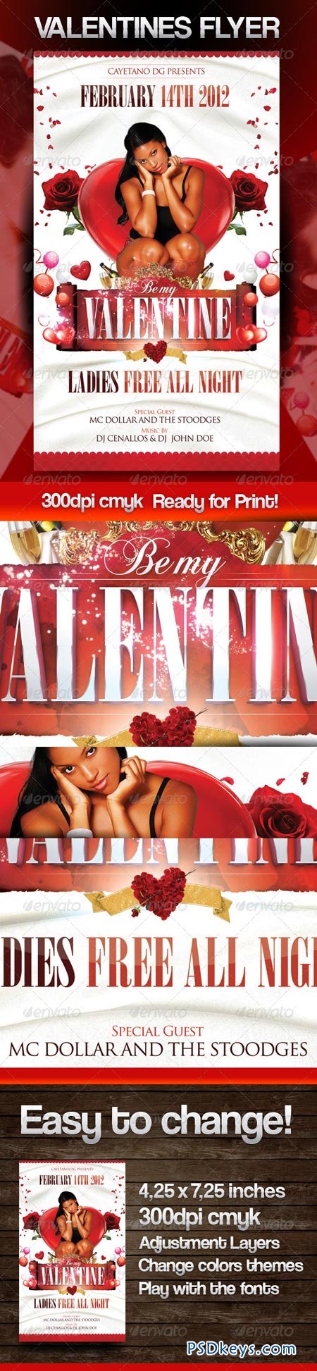Valentines Day Flyer 1300379
