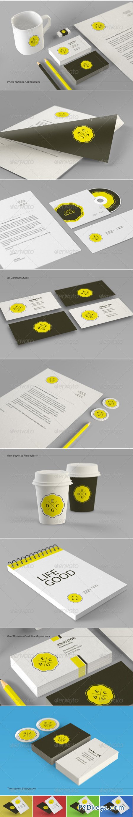 Close Up Corporate Identity and Branding Mock-Ups 5070026