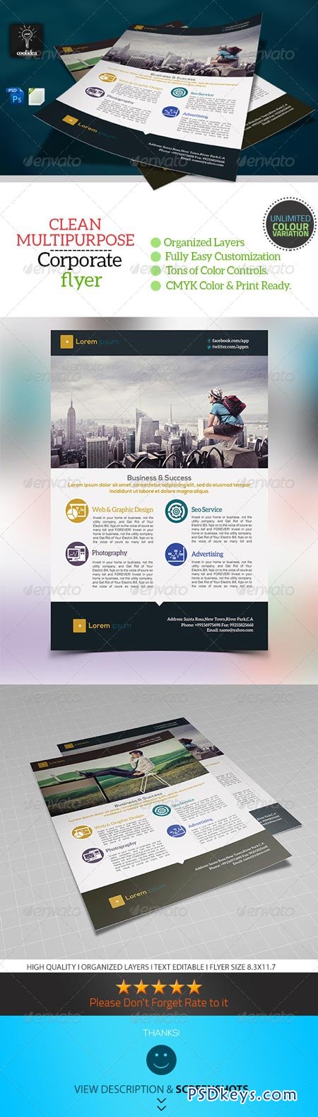 Corporate Flyer Template Business Vol03 6901618