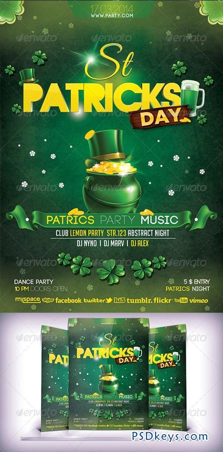 St Patrick Day Flyer 6952905