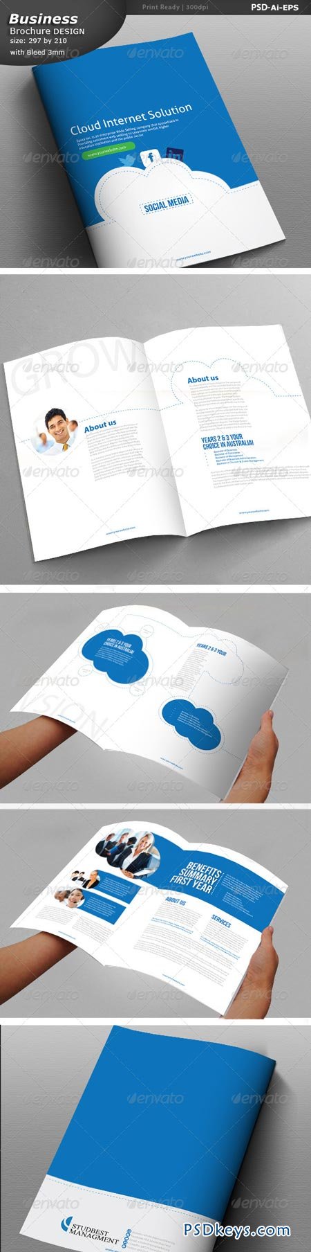 Cloud Social Media Business Brochure 6952625
