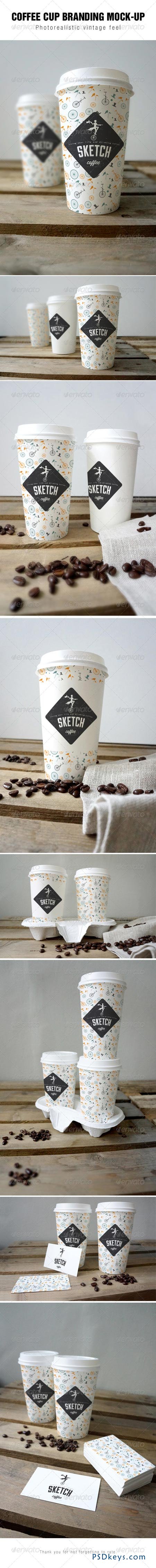 Coffee cup branding Mock-up 6994678