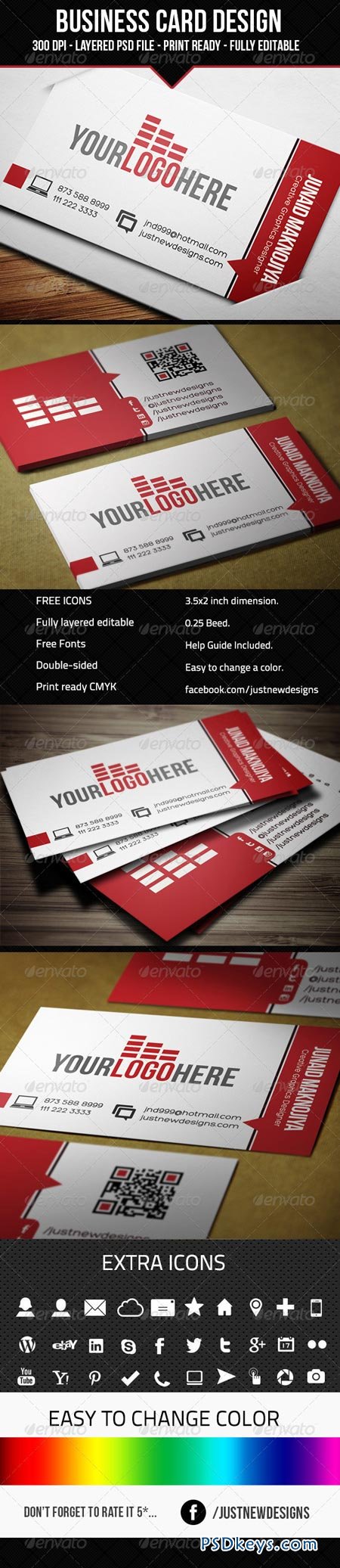 Corporate Business Card for Multipurpose 05 6950705