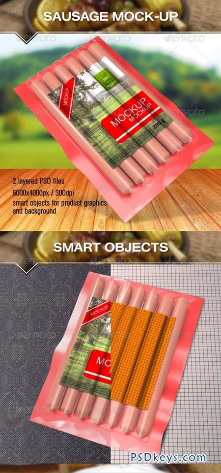 Download Sausage Package Mock Up 6938696 » Free Download Photoshop ...