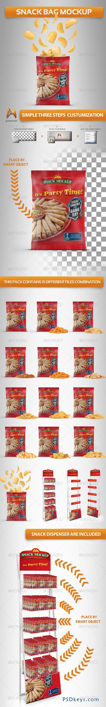 Snack Bag Mockup 4558761