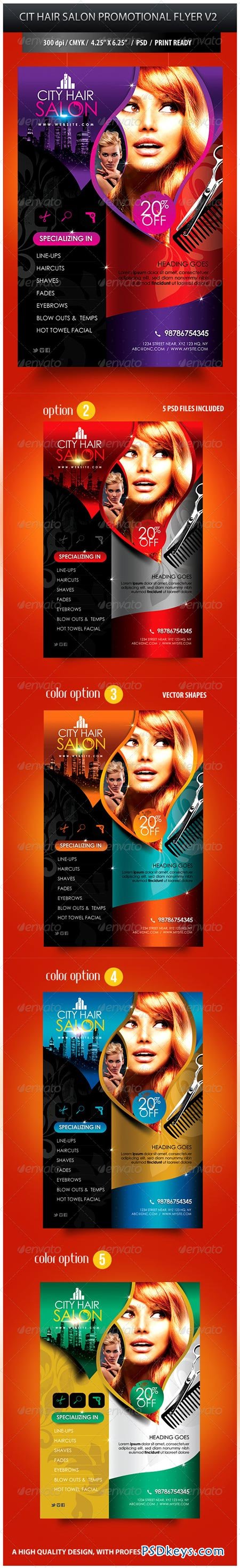 City Hair Salon Promotional Flyer V2 5173711