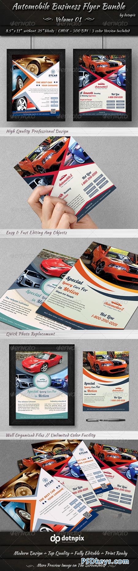 Automobile Business Flyer Bundle Volume 1