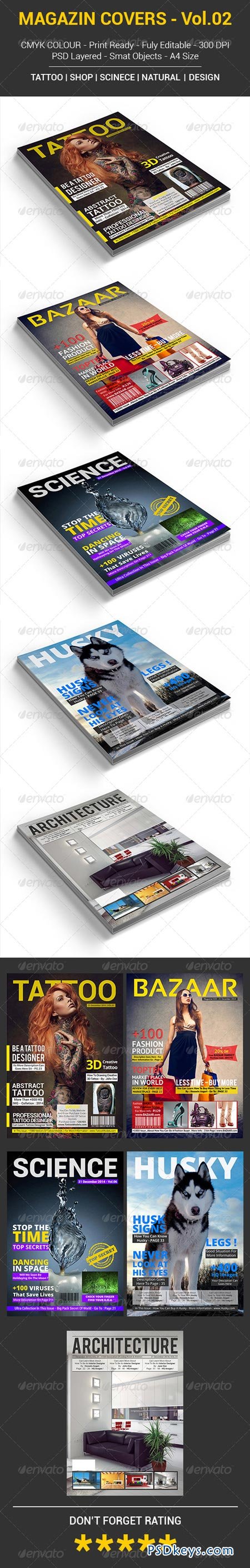 5 Magazine Covers Vol.02 7059773