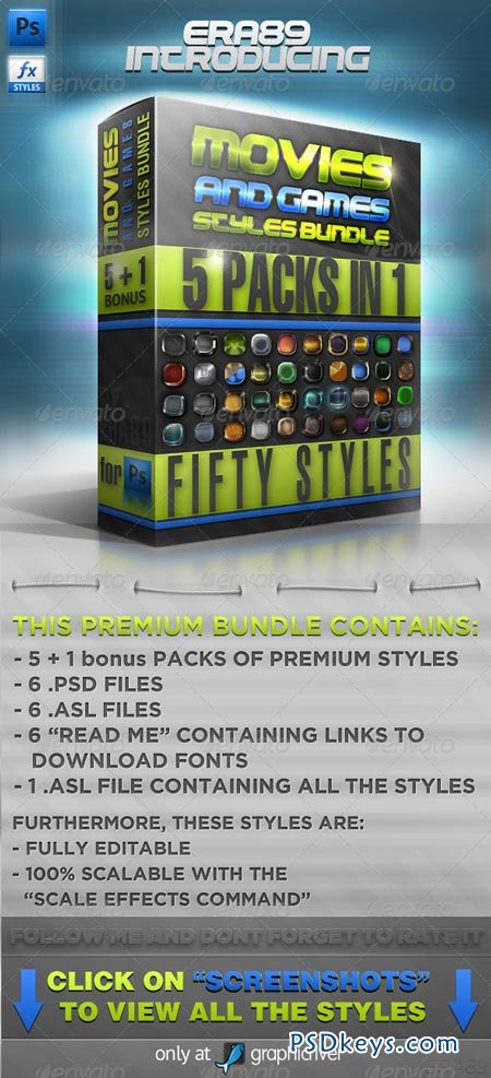 Movies & Games Styles Premium BUNDLE 237340