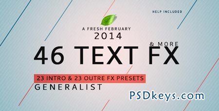 Text Fx Generalist ! - Add ons